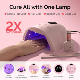 MelodySusie P-PLUS30F UV lamp front view curing quickly and saving time