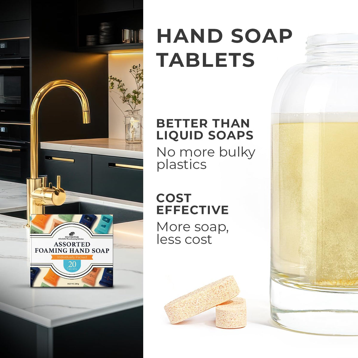 MELTINGTABS five scents array presented for scent selection clarity