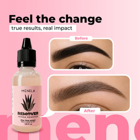MENELA close-up texture of the aloe vera remover showing smooth gel consistency