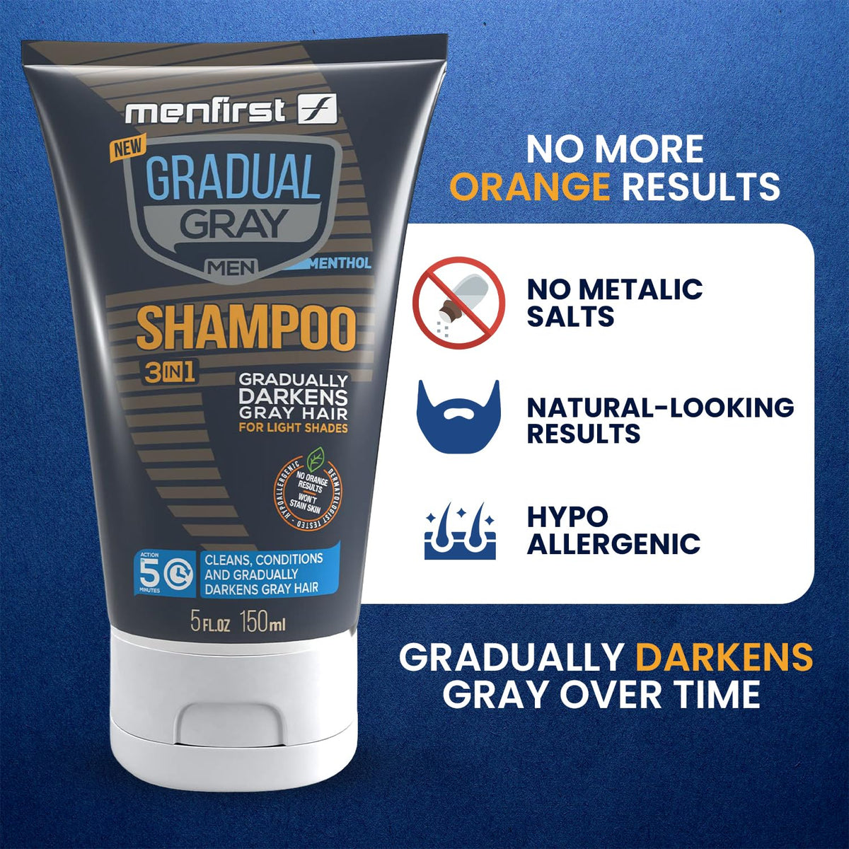 MENFIRST shampoo lather demonstrating texture and gentle cleansing performance