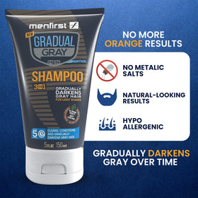 MENFIRST shampoo lather demonstrating texture and gentle cleansing performance