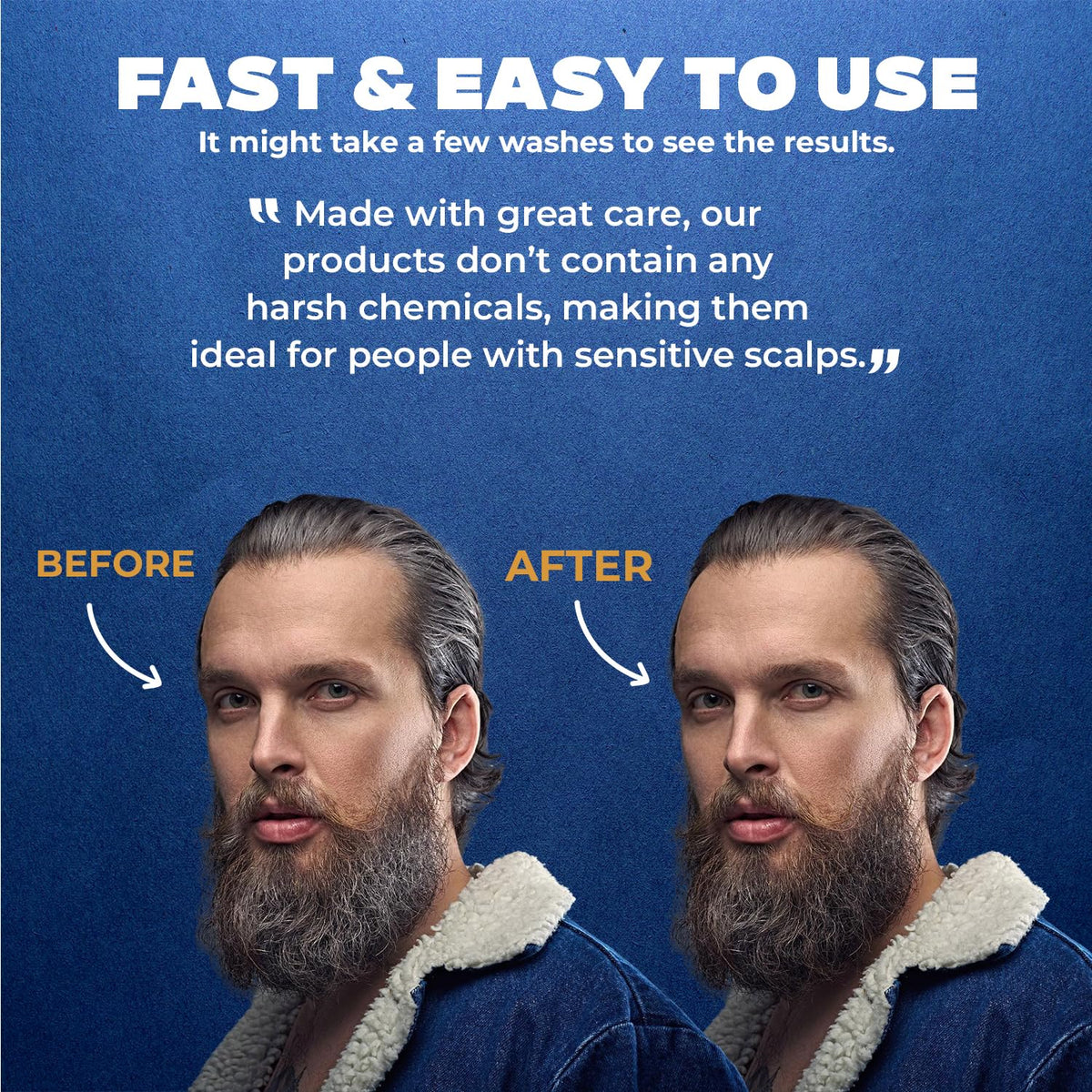 MENFIRST bottle on bathroom shelf suggesting tidy storage and daily grooming habit