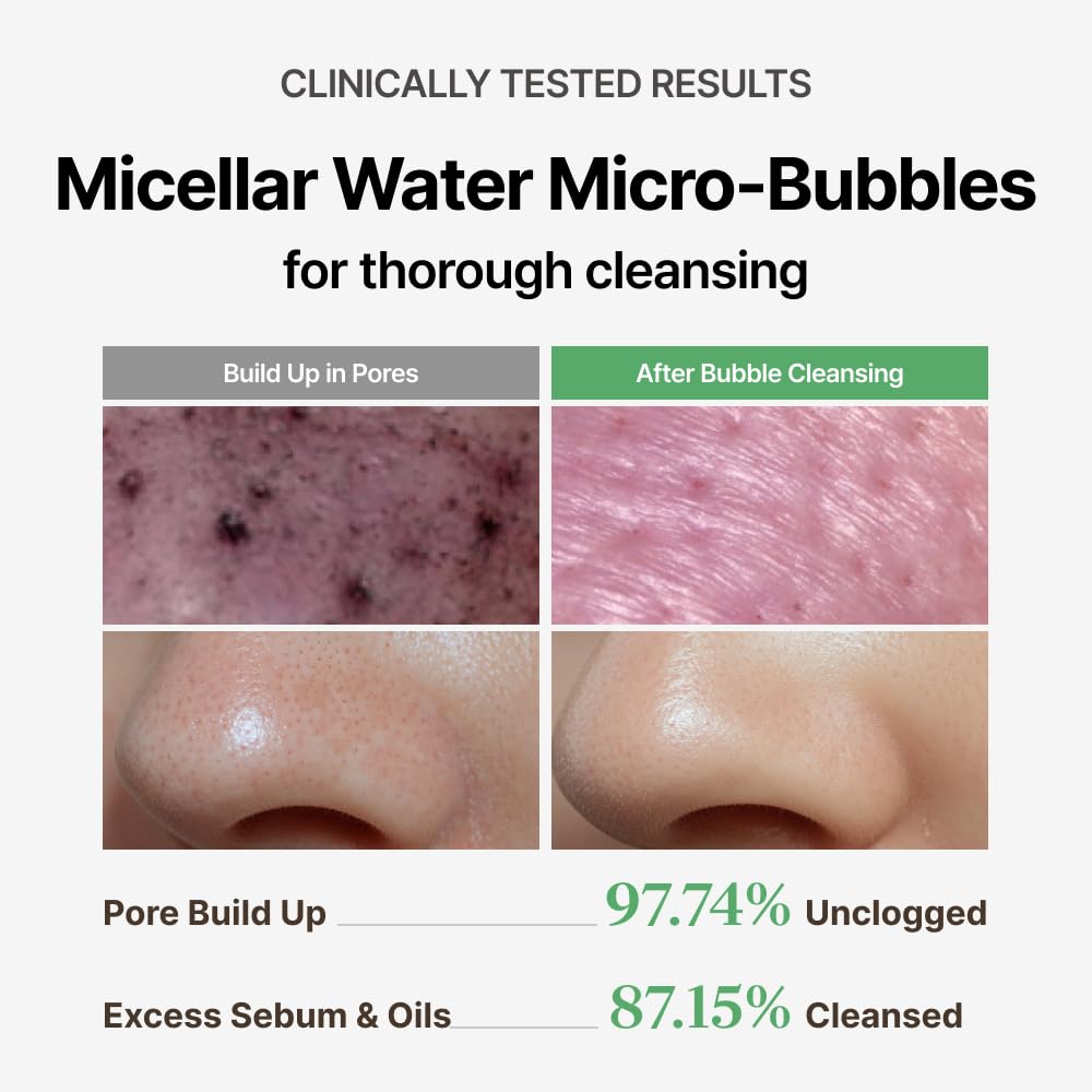 MENOKIN application on wet face using foam showing gentle massage and removal