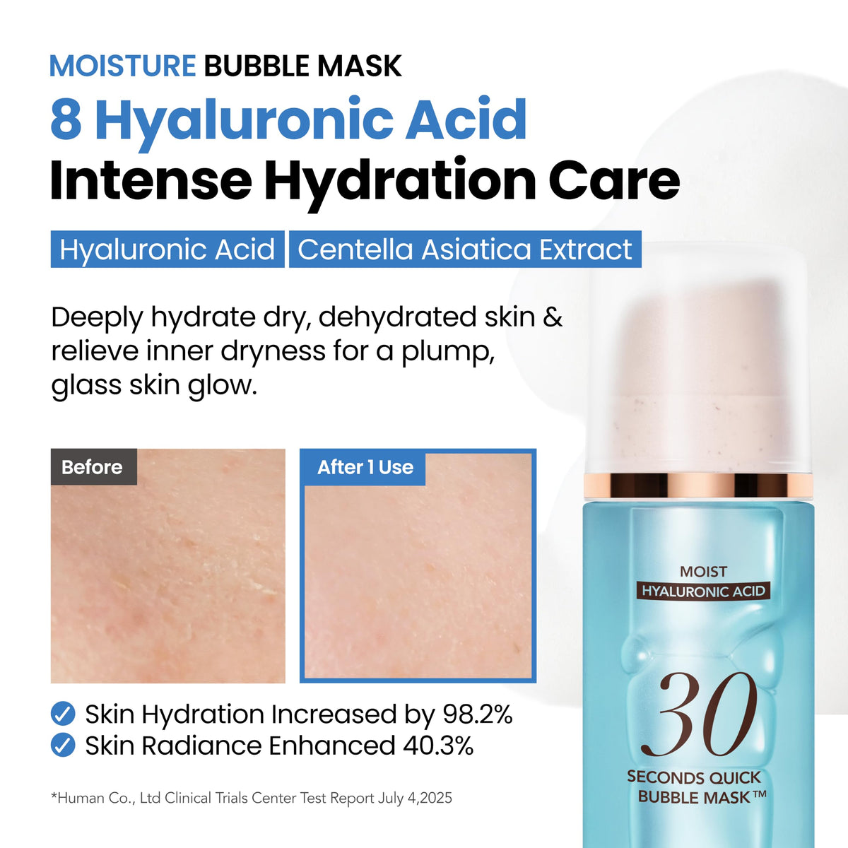 MENOKIN label and ingredient panel highlighting collagen and micro-bubble tech