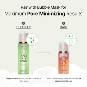 MENOKIN raw green clay ingredient photo indicating natural clarifying power