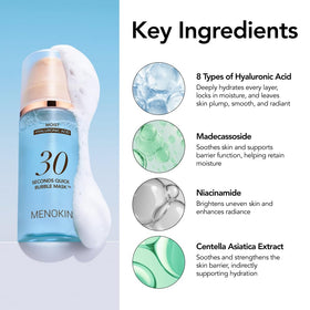 MENOKIN jar held in hand to show compact 2.36 fl oz size for travel convenience