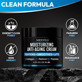 Menvils on bathroom shelf in lifestyle setting suggesting daily routine use