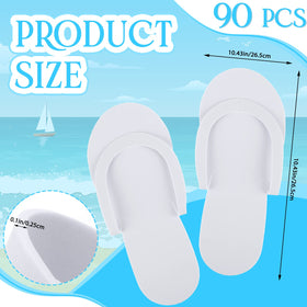 Mepase individually wrapped pair in clear bag keeping slippers hygienic