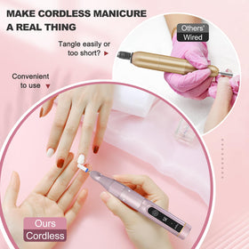 Meremit handpiece close-up highlighting metal build and comfort