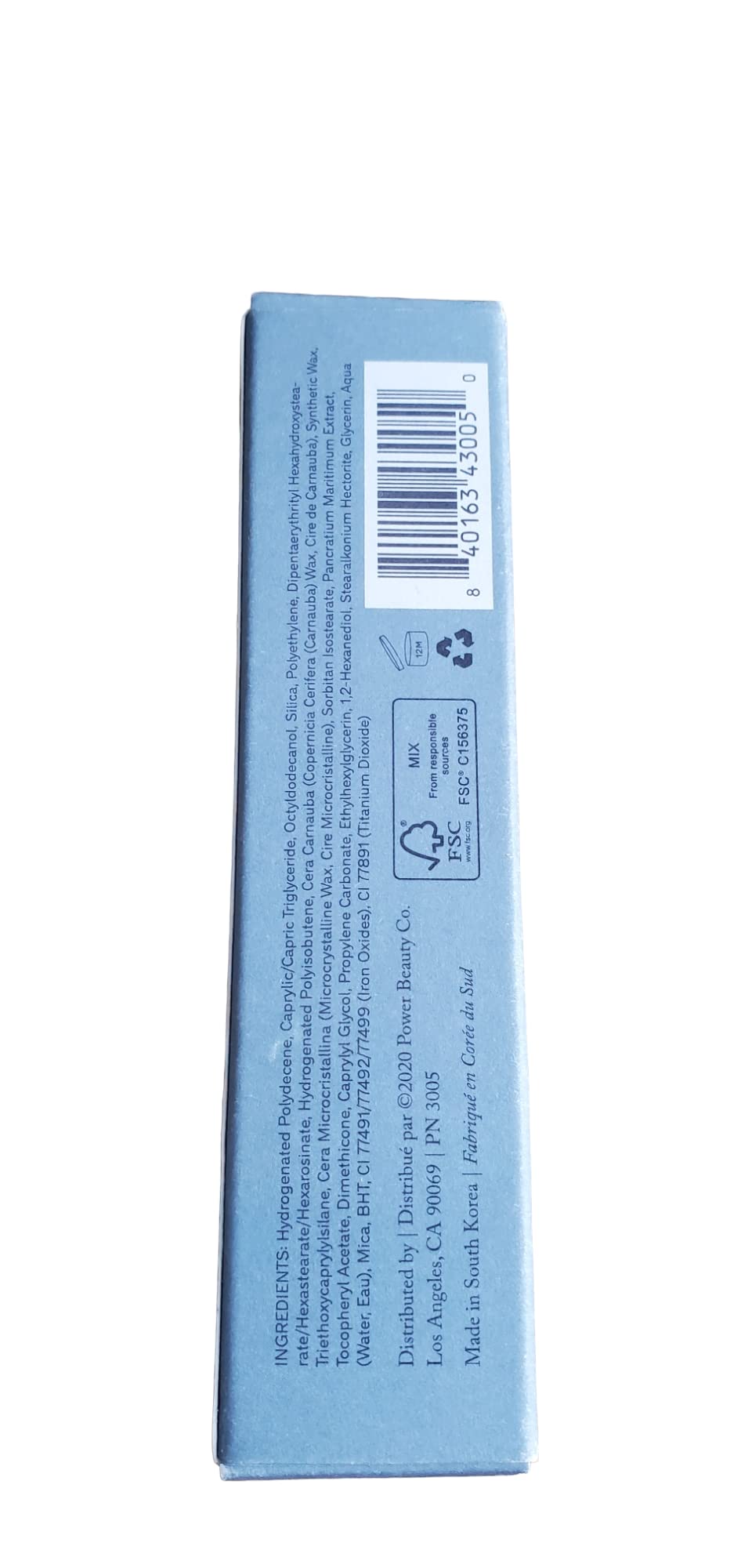 Merit size comparison with coin showing compact travel-friendly product benefit