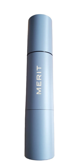 Merit texture close-up of creamy stick formula highlighting smooth blendability