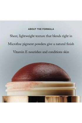 MERIT applying Flush Balm to lips showing sheer buildable tint and comfortable wear