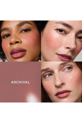 MERIT macro close-up of balm texture highlighting creamy blendability and nourishing finish