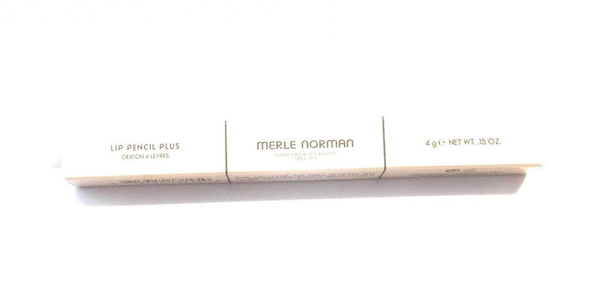 Merle Norman Lip Pencil Plus Mocha shown on lips in use demonstrating long-wearing color