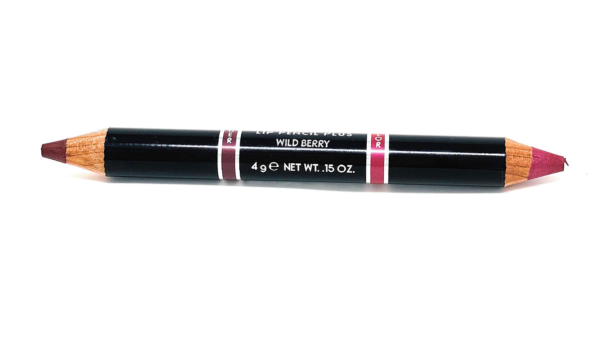 Merle Norman Lip Pencil Plus Wild Berry front view showing dual-use pencil for precise lining and full color