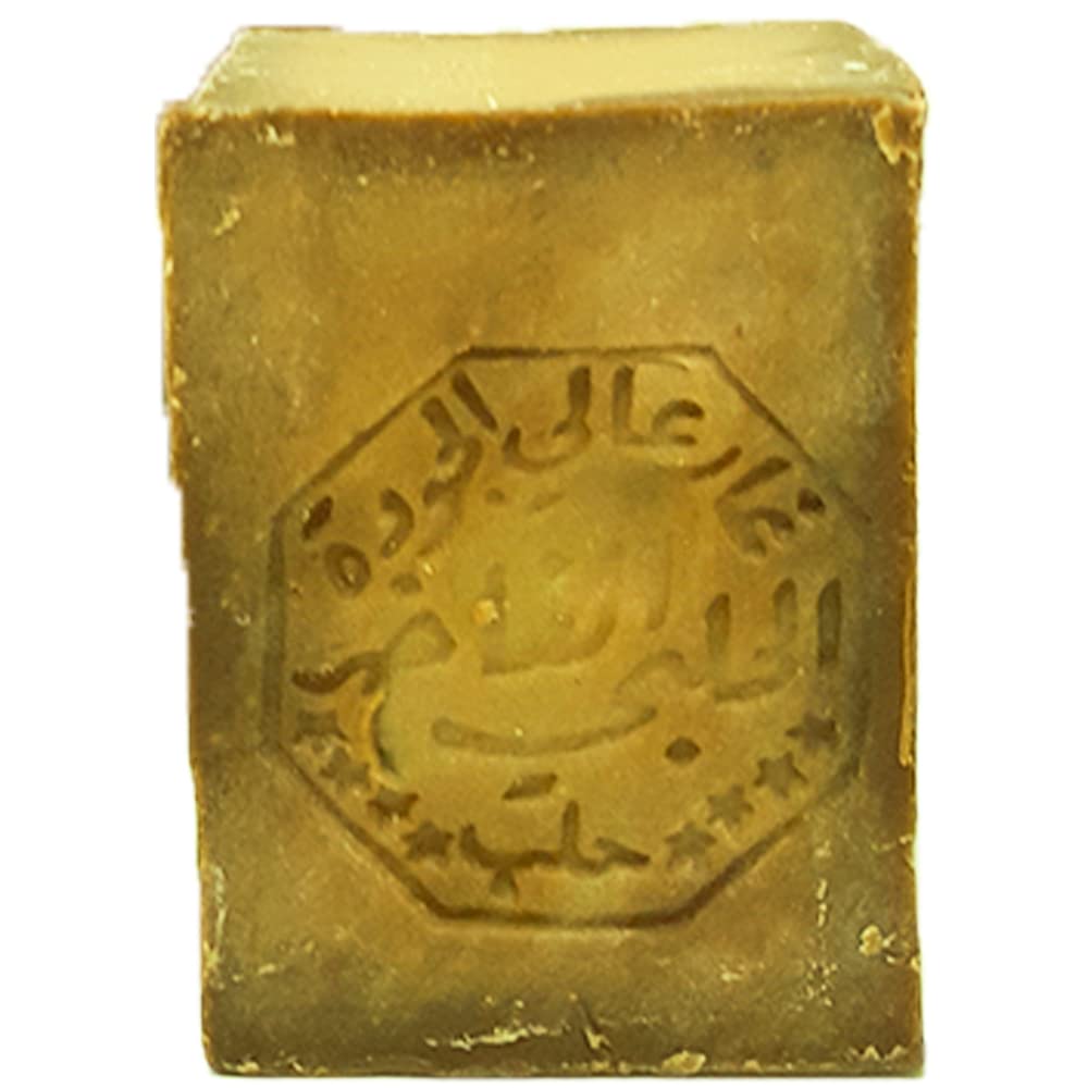 Merlinera Aleppo soap front packaging showing three 8 oz bars with natural look and authenticity