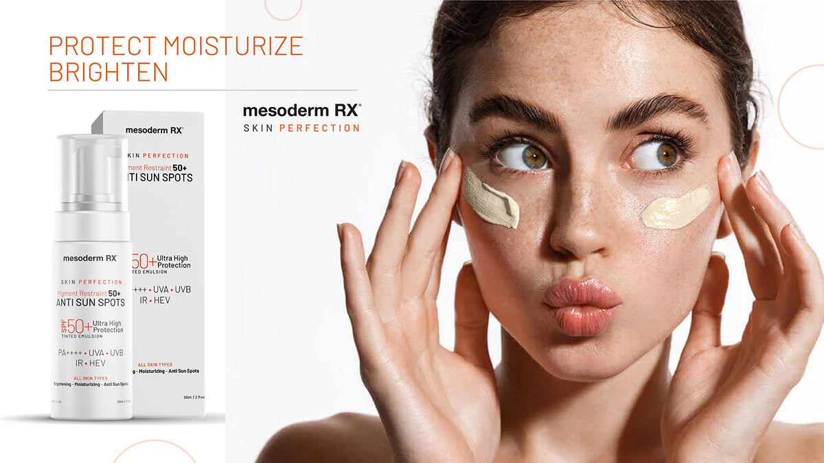 Mesoderm RX ingredient label close-up highlighting protection