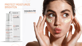 Mesoderm RX ingredient label close-up highlighting protection