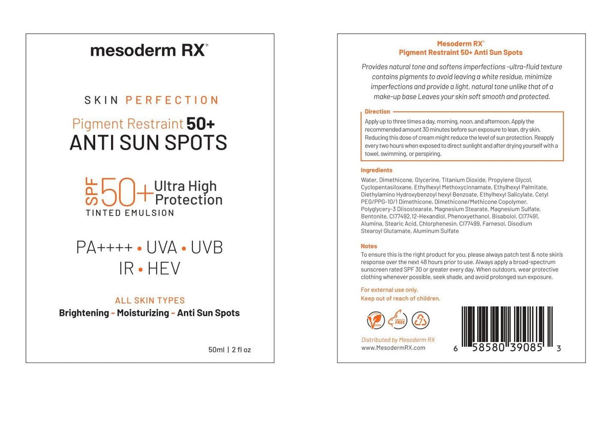 Person applying Mesoderm RX outdoors for broad-spectrum protection