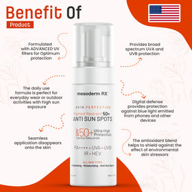 Mesoderm RX close-up of lotion texture for quick absorption