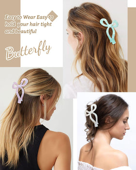 Mesovor clip used in half-up hairstyle for neat everyday look