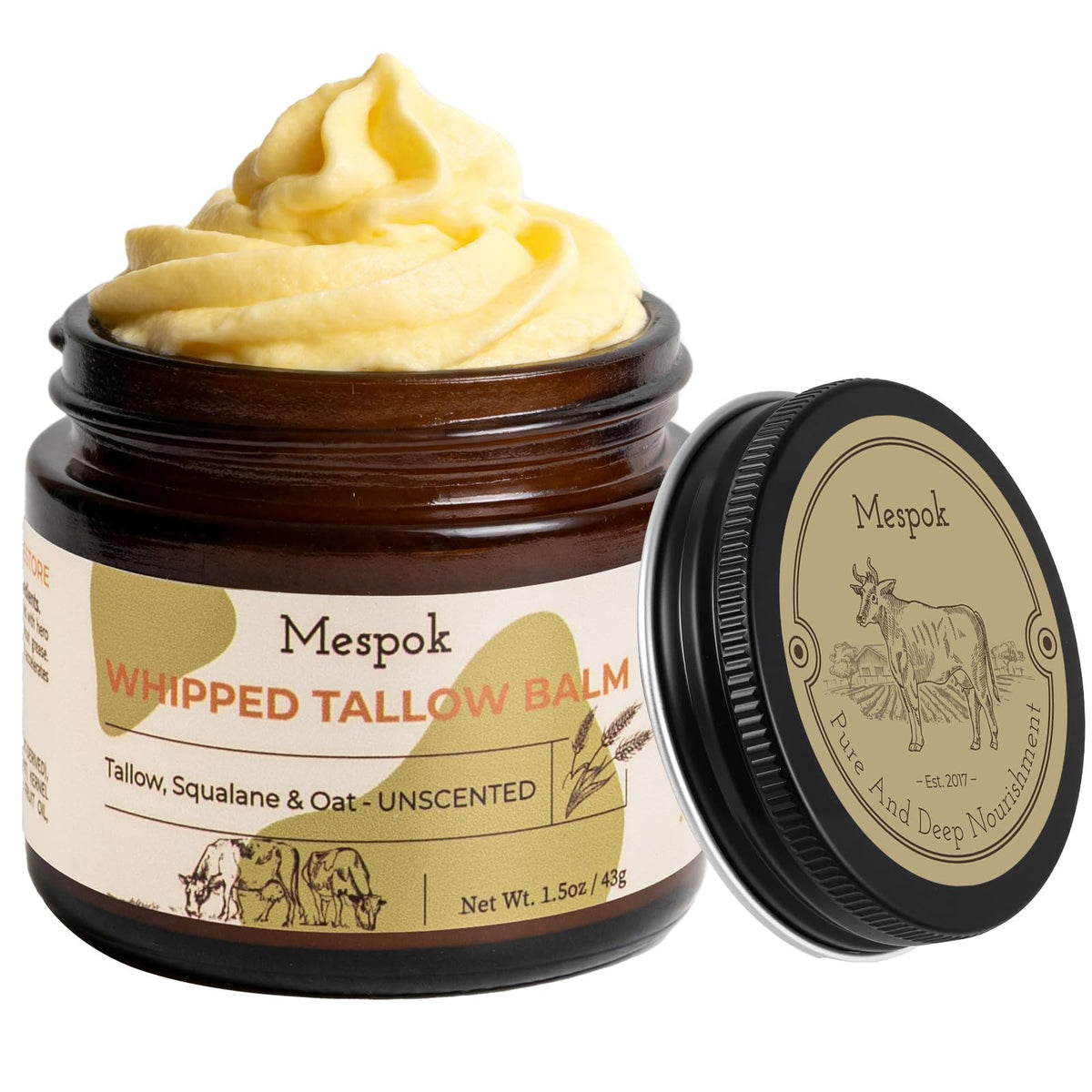 Mespok front jar showing clean packaging and product benefits