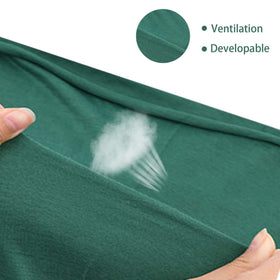 Messen close-up of jersey texture highlighting soft stretch and comfort
