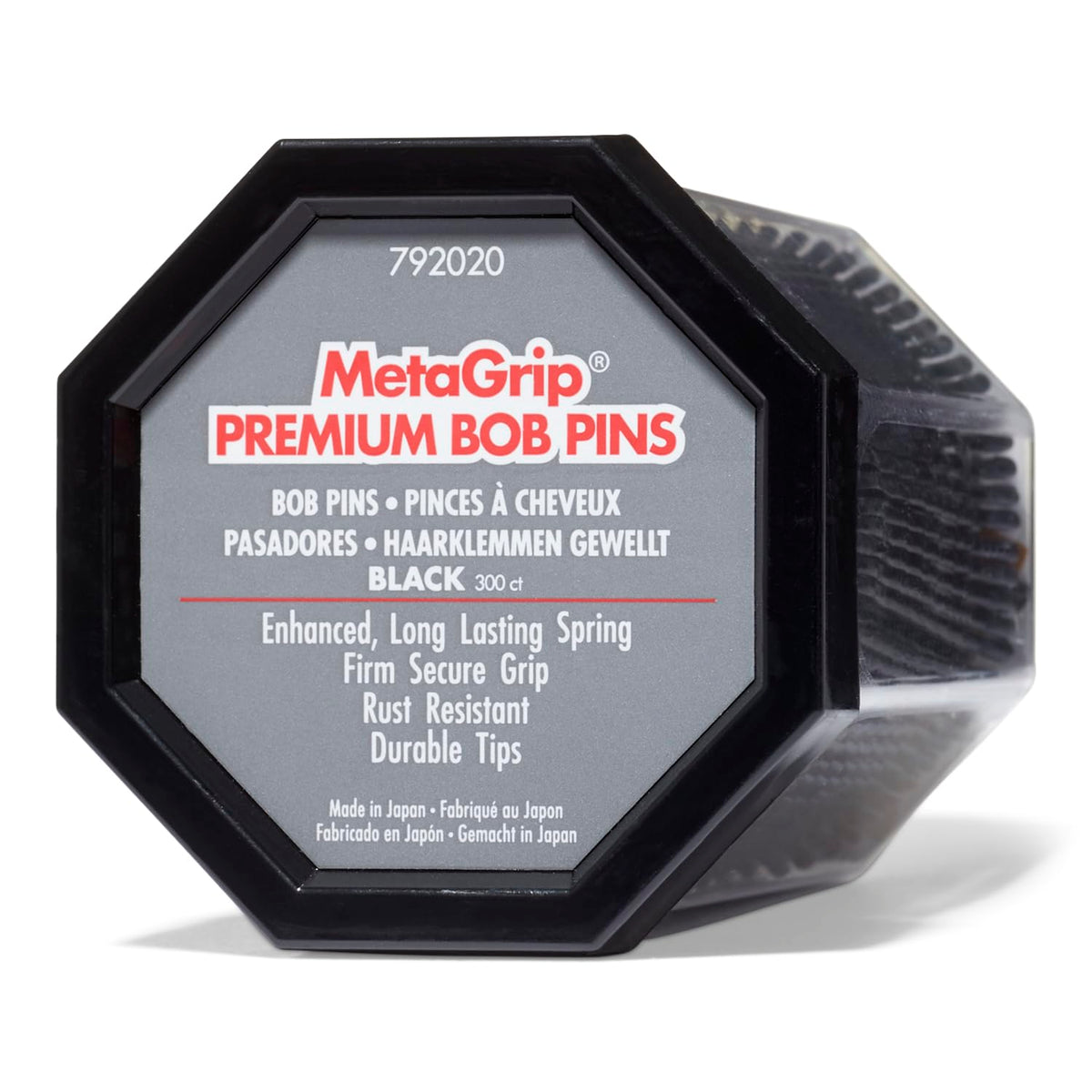 MetaGrip front packaging showing 300-count supply and secure organization