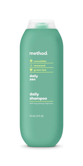 Method conditioner front bottle highlighting softening and detangling benefit