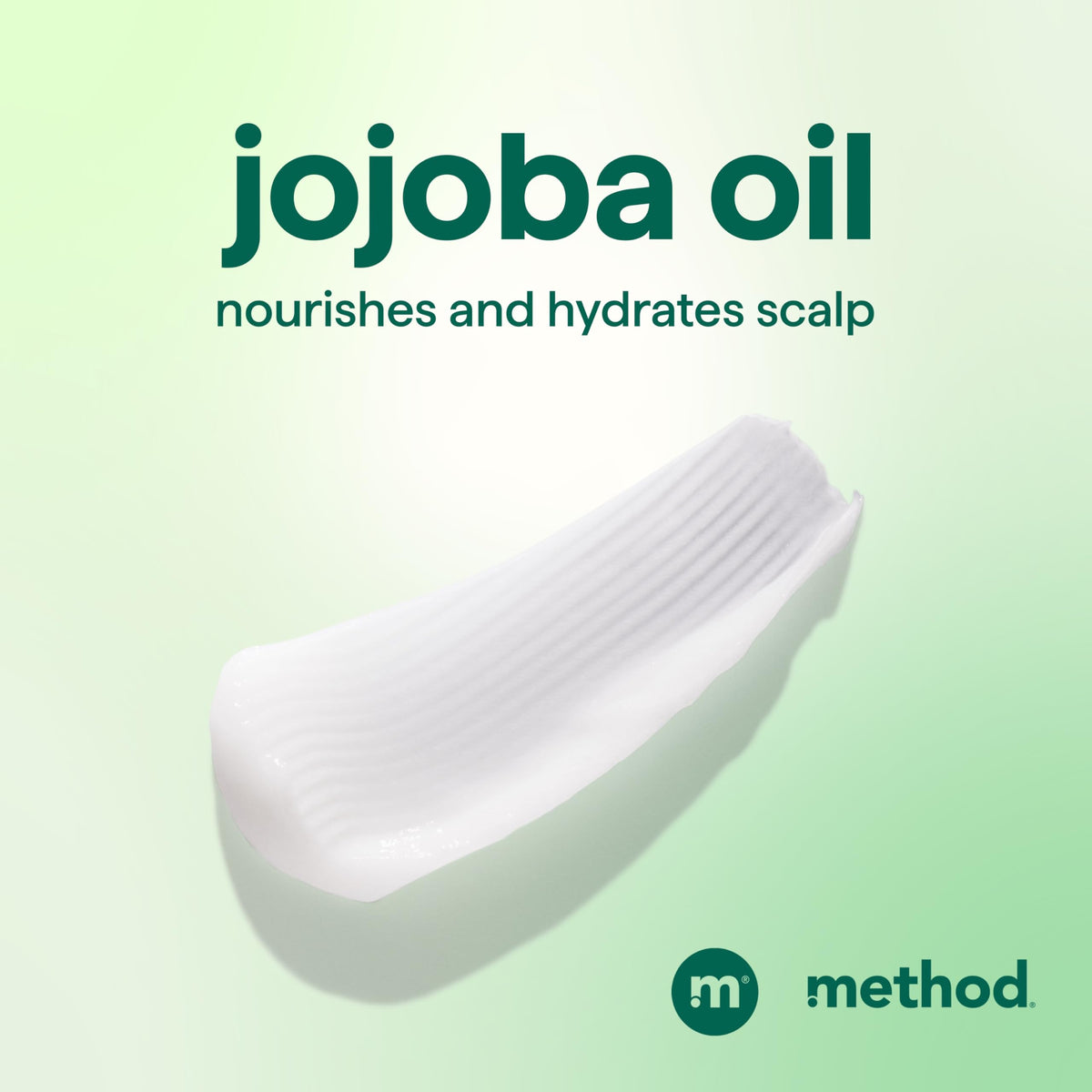 Method Daily Zen creamy conditioner texture close-up showing lightweight hydration