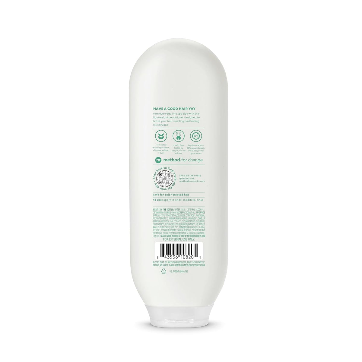 Method pump top detail for easy dispensing and mess‑free use