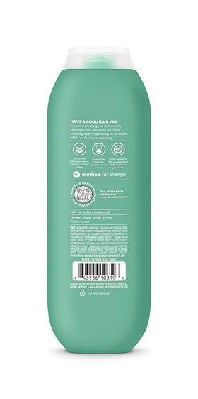 Method shampoo foam texture demonstrating gentle cleansing benefit