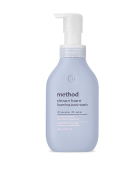 Method Dream Foam front packaging showing bottle and sea spray scent benefit