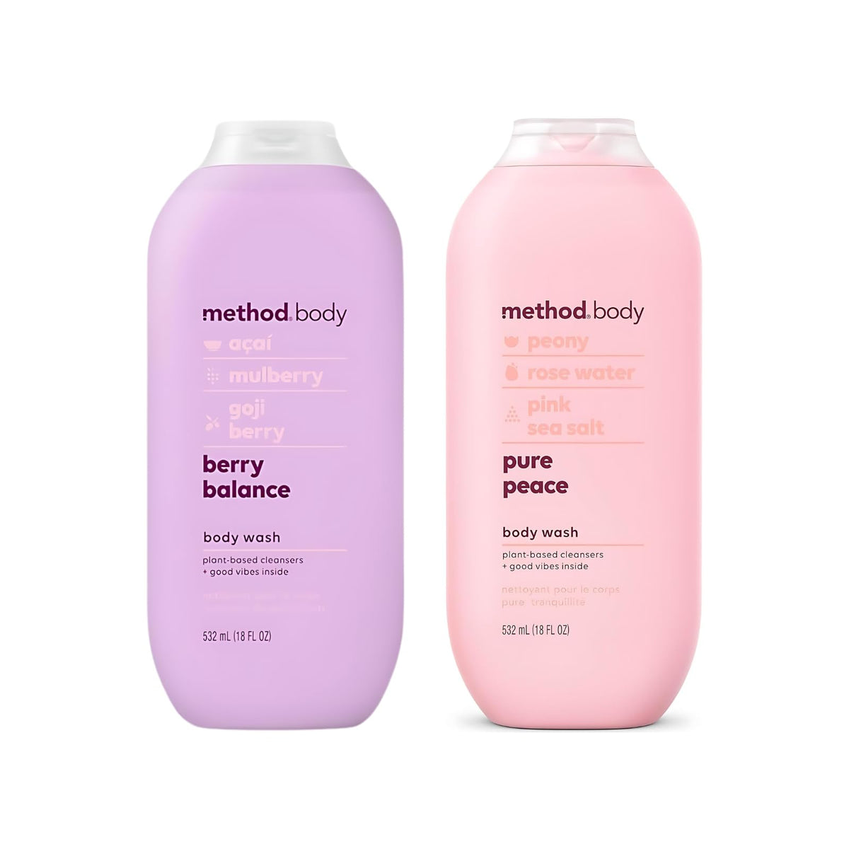 Method duo front packaging showing both 18 oz bottles and scent names for easy choice