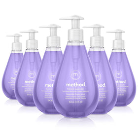 Method French Lavender front packaging showing six bottle pack and scent