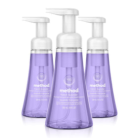 Method front packaging showing three 10 oz bottles, clear product identity and convenience