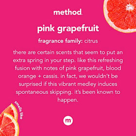Method gel texture lathered into foam showing gentle effective cleansing