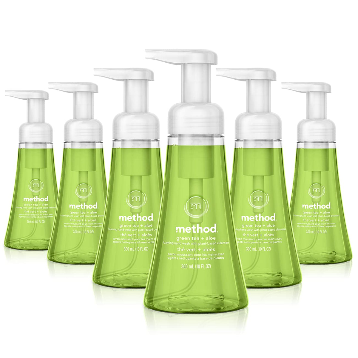 Method bottle front packaging showing label and scent benefits