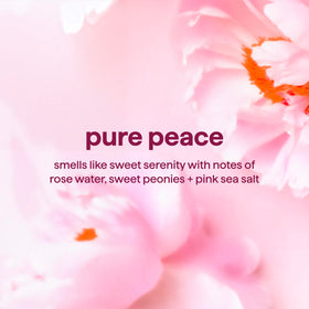Bottle styled on bathroom counter suggesting a curated, calming routine
