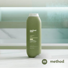 Method juniper and sage ingredients arranged to show natural scent profile benefit
