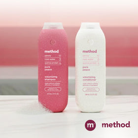 Method before and after hair shot highlighting visible volume and fuller-looking hair