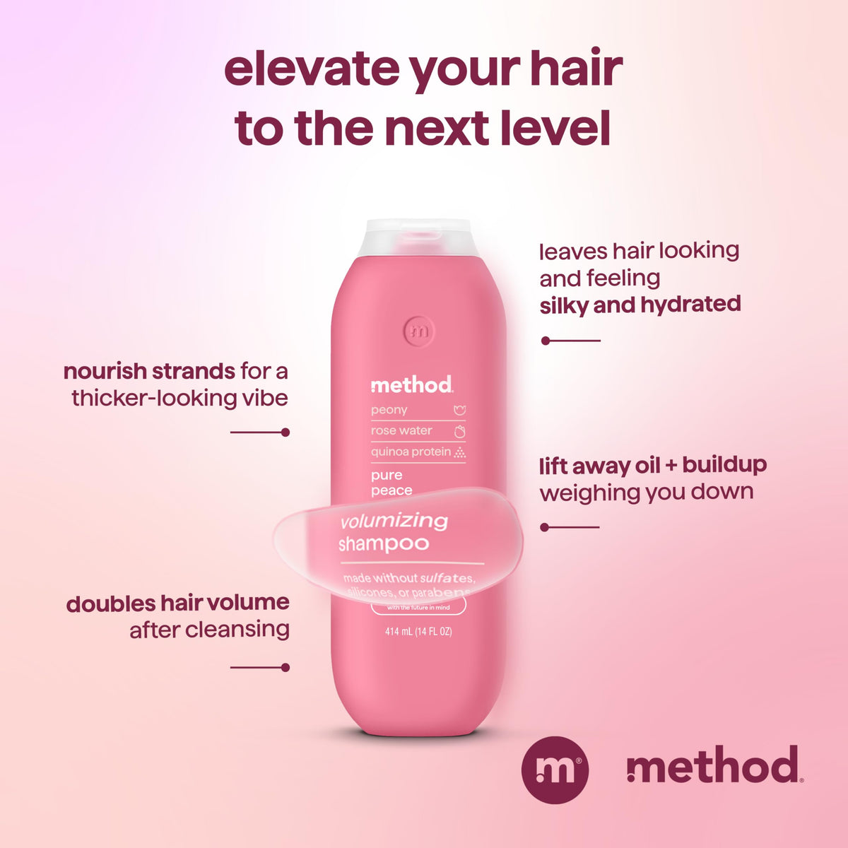 Method creamy foam texture close-up demonstrating gentle lather that lifts buildup