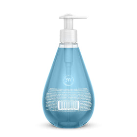 Method pump detail highlighting ease of dispensing and controlled use benefit