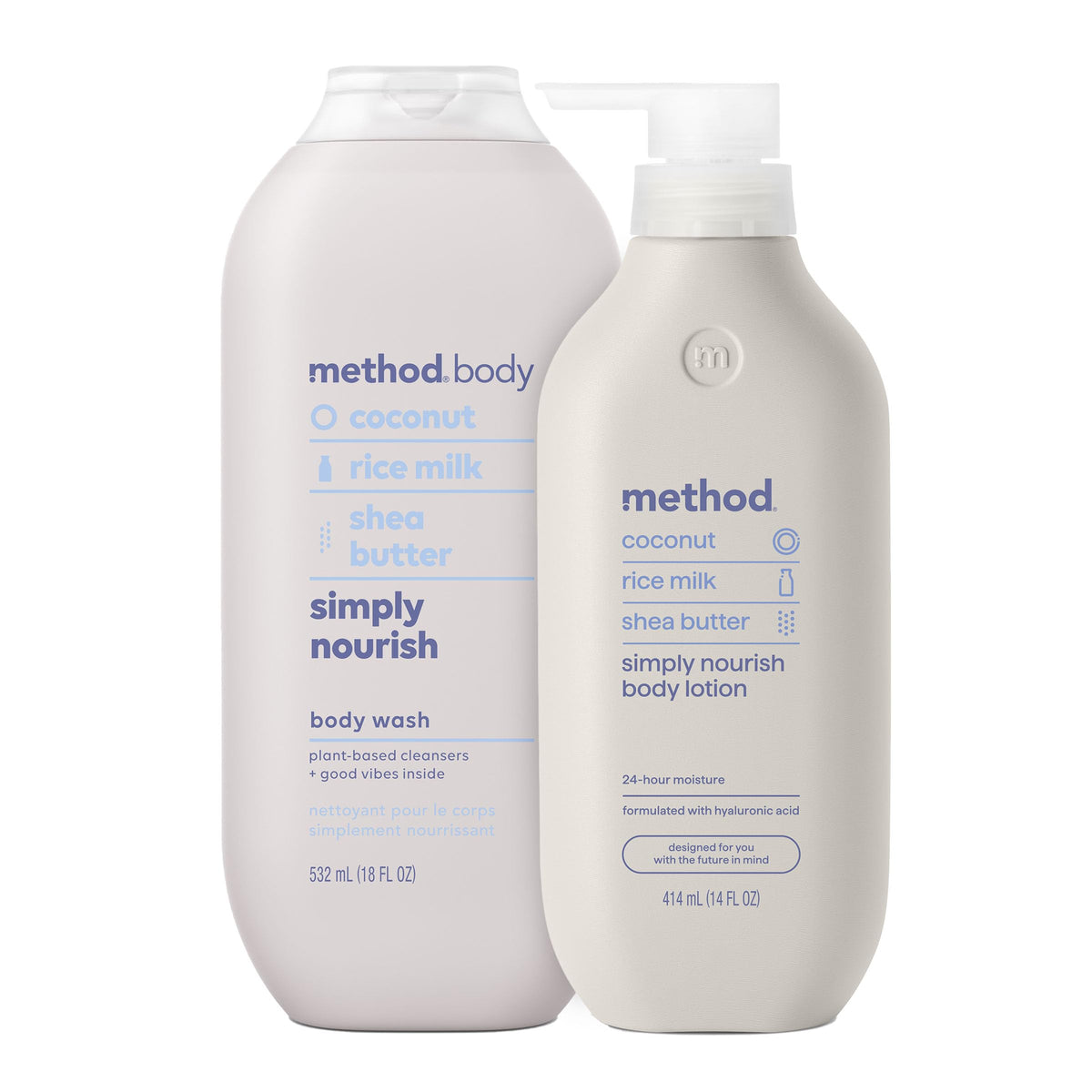 Method front packaging showing both bottles and gift-ready presentation for easy gifting