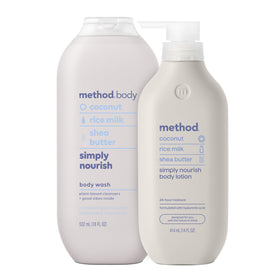 Method front packaging showing both bottles and gift-ready presentation for easy gifting