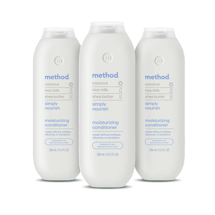 Method front packaging showing product and trio pack benefit