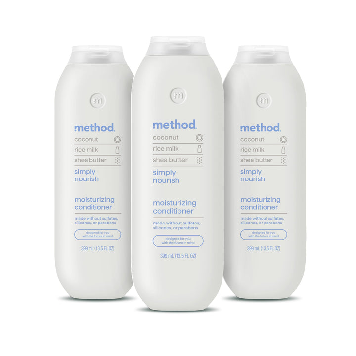 Method front packaging showing product and trio pack benefit