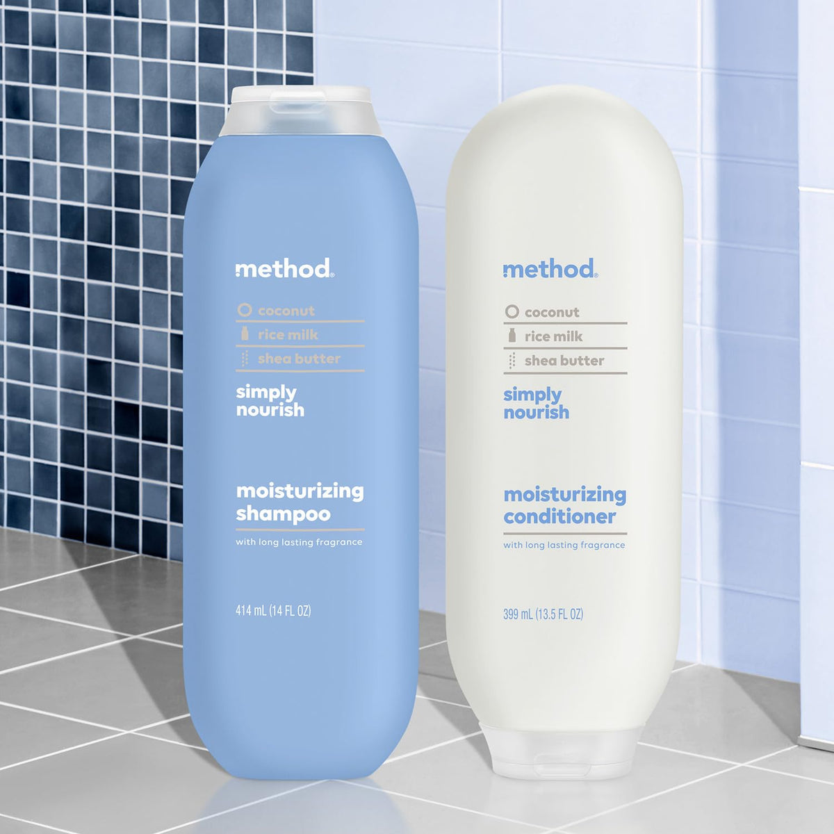 Method bottle marking showing 65% recycled plastic for sustainable choice