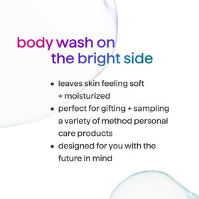 Method Simply Nourish bottle with gel texture on hand highlighting hydrating coconut notes