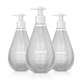 Method Sweet Water front packaging showing three bottles and scent